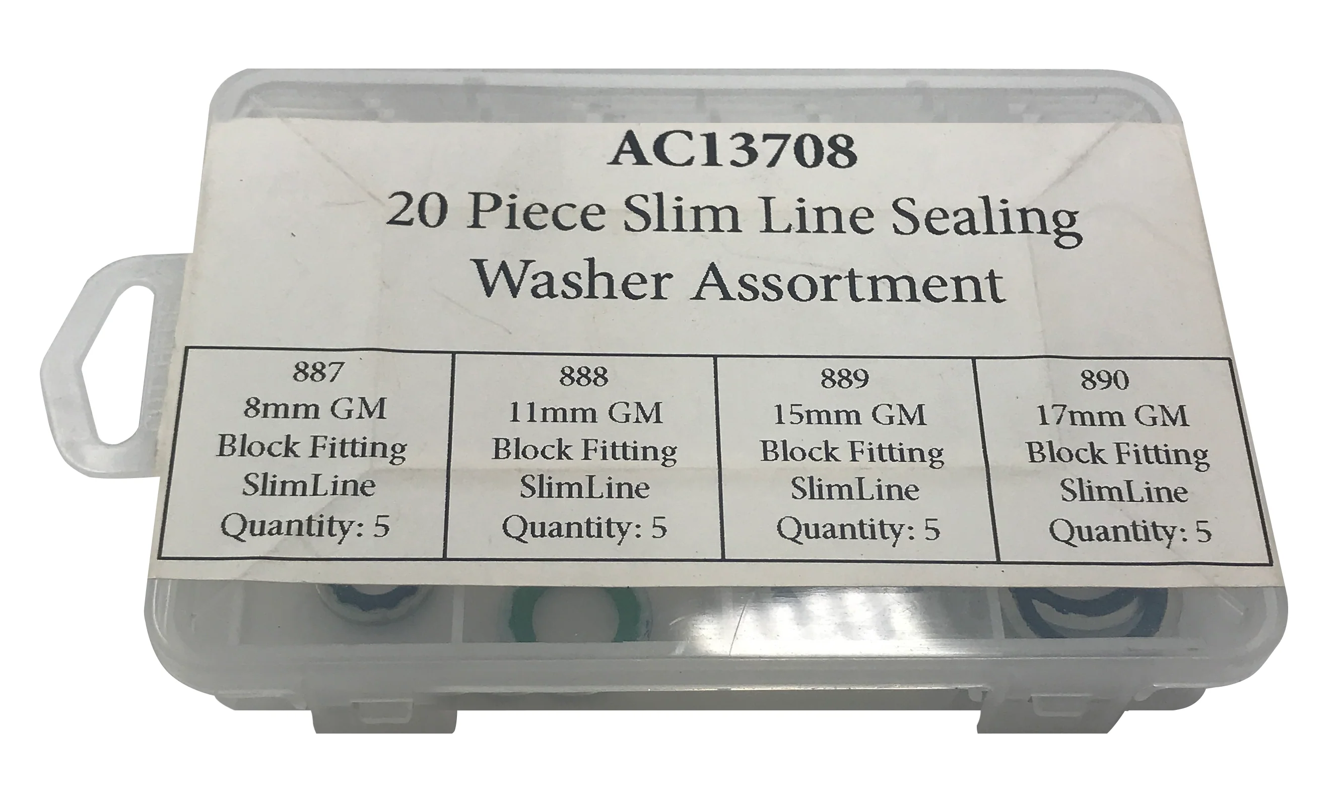 20 Piece Slim Line Sealing Washer Assortment - Image 3