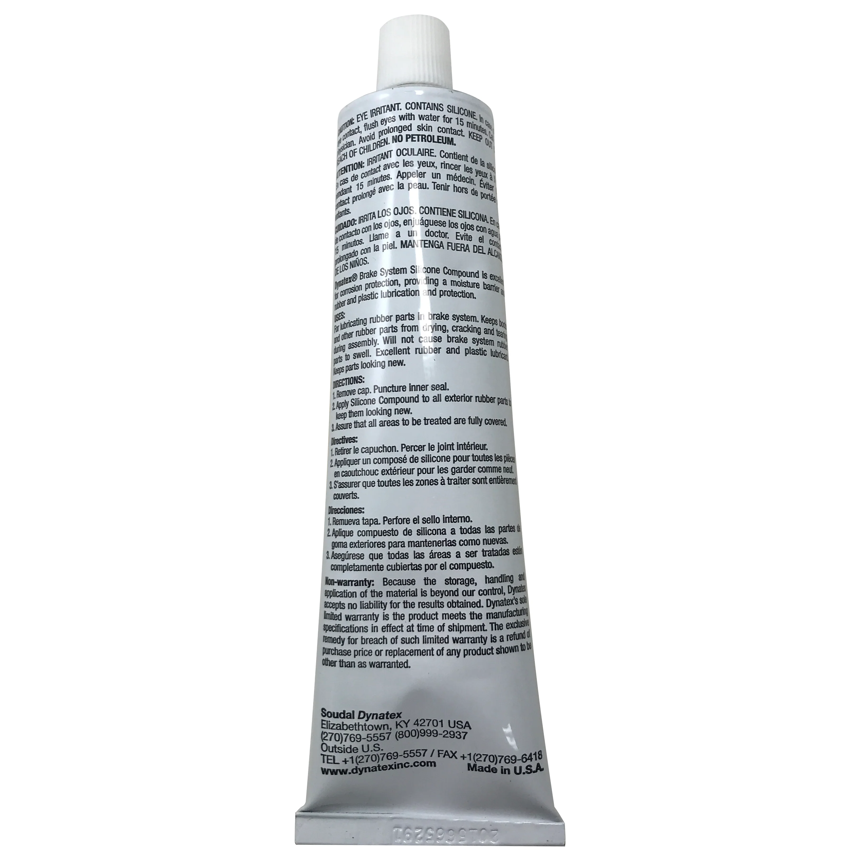 Brake System Silicone Lubricant Compound - 5.3 oz Tube - 1 to 12 Pack - Made in USA - Image 6