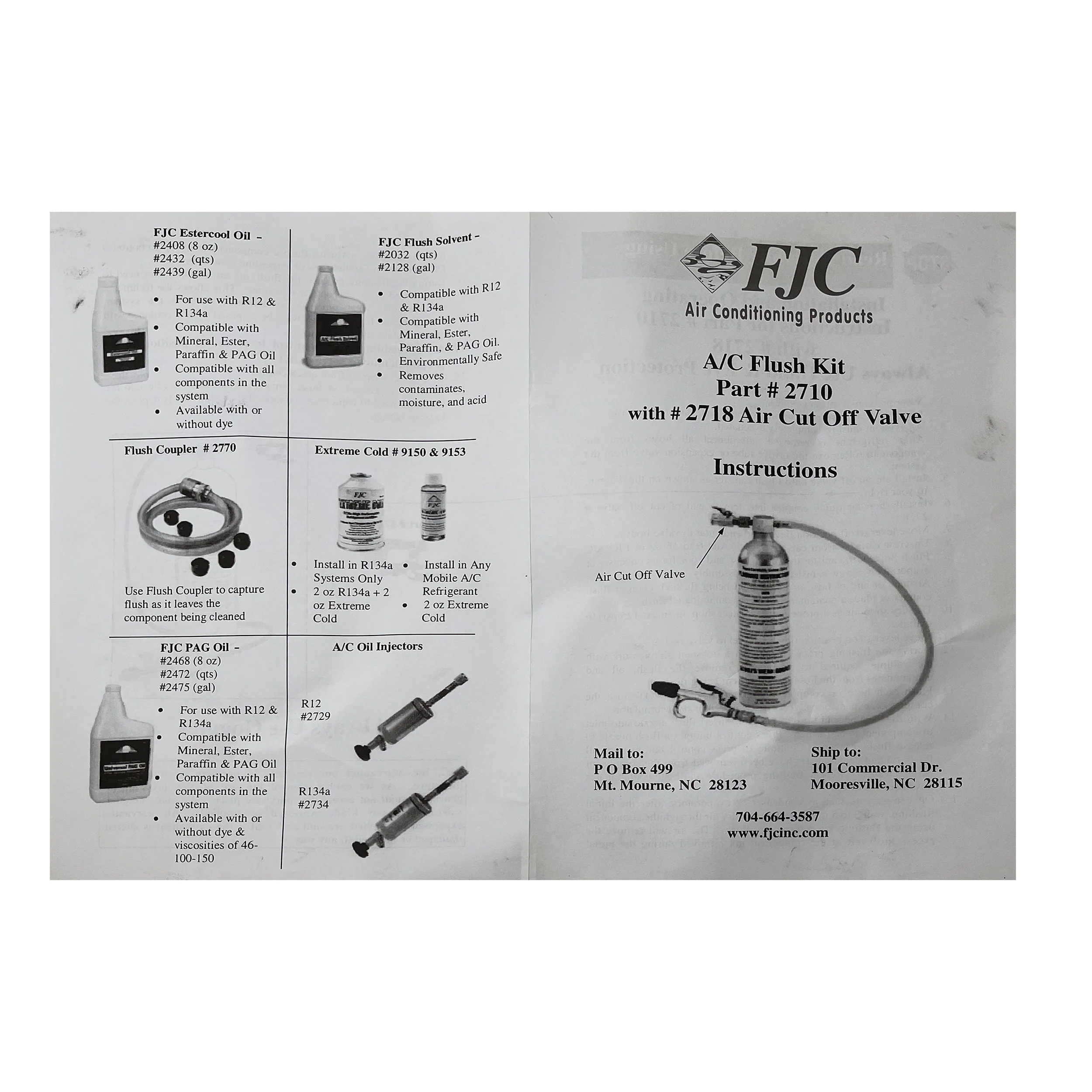 FJC Flush Gun with Flow Control Valve & Turbulent Flow Spray Head Air Compressor Adapter Kit - Image 10