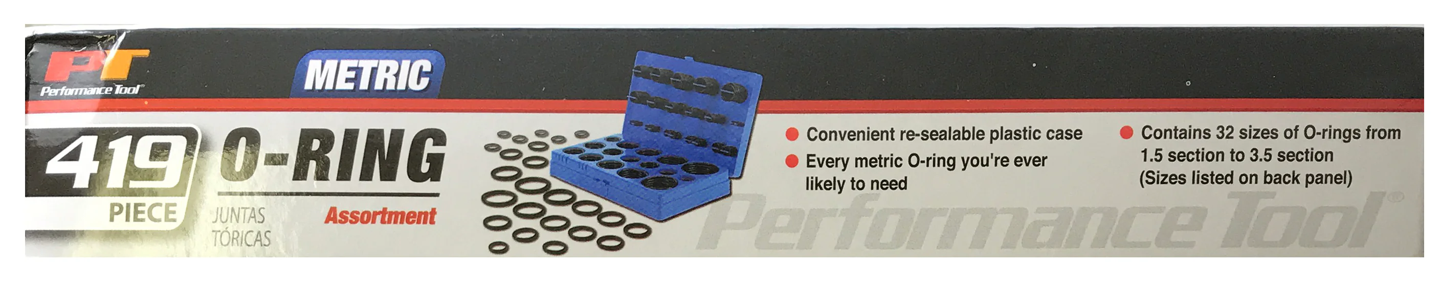 419-Piece Metric Black Nitrile O-Ring Assortment Kit - NBR Rubber - Chemical-Resistant - Image 6