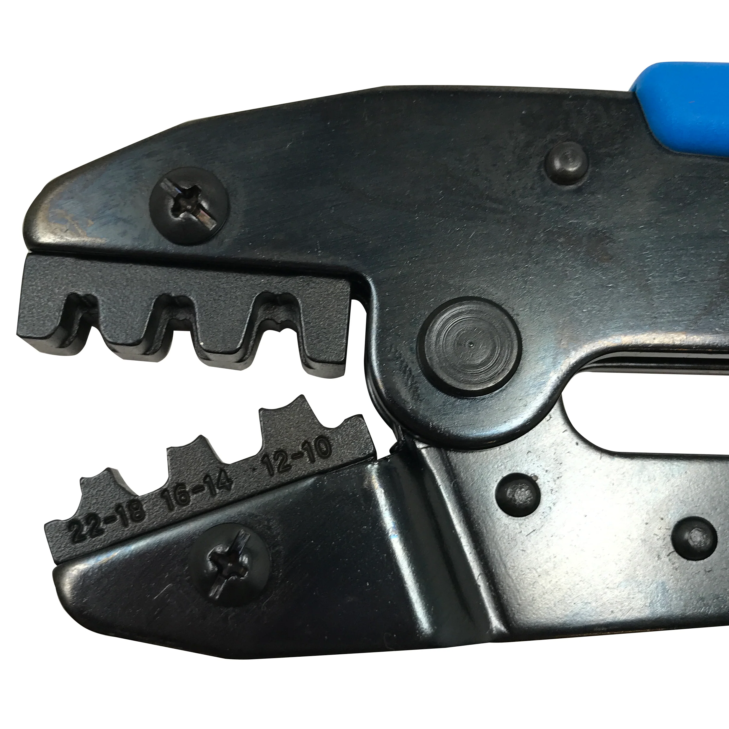 Ratcheting Crimper Tool for 22-10 AWG Non-Insulated & OEM Open Barrel Terminals - Image 6