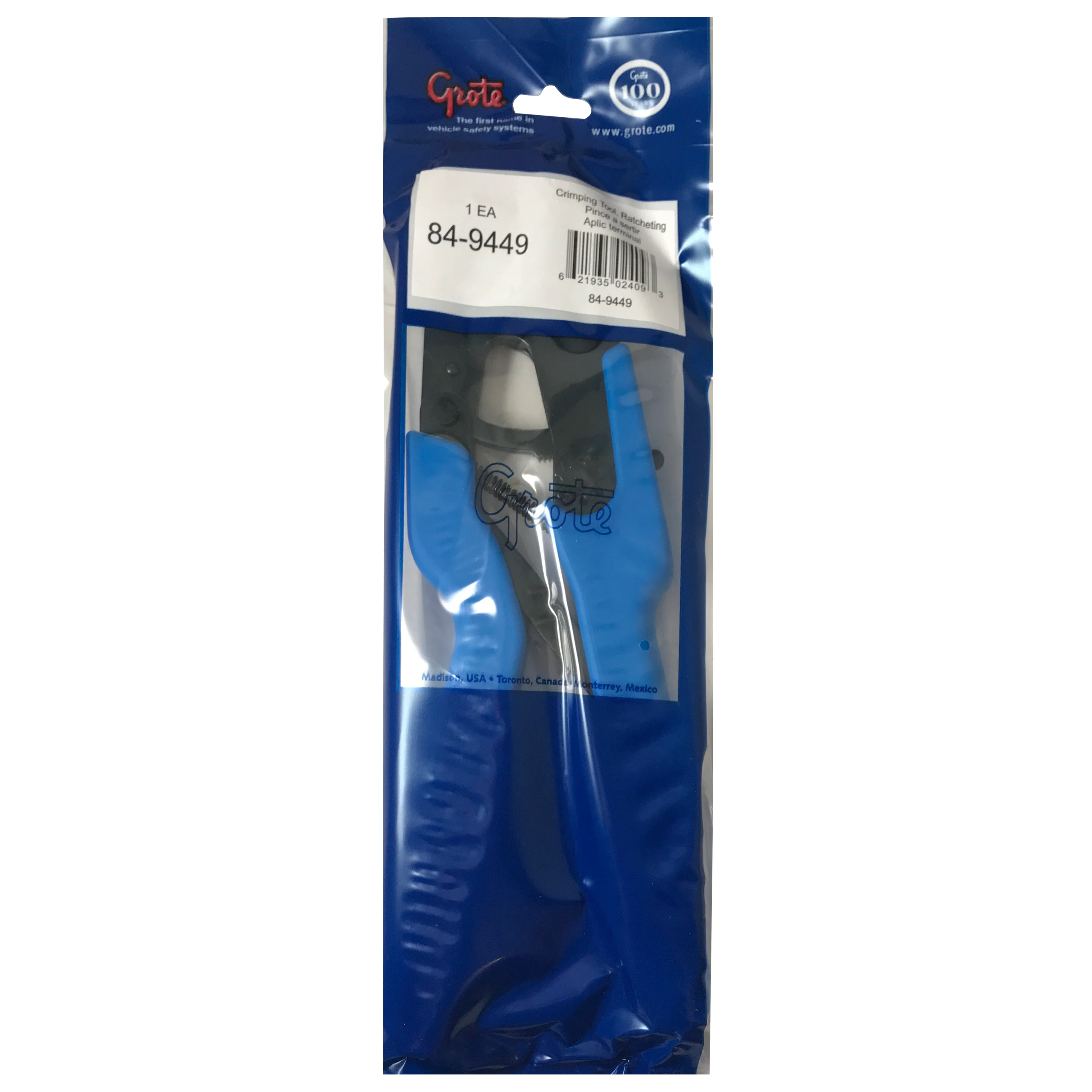 Ratcheting Crimper Tool for 22-10 AWG Non-Insulated & OEM Open Barrel Terminals - Image 7