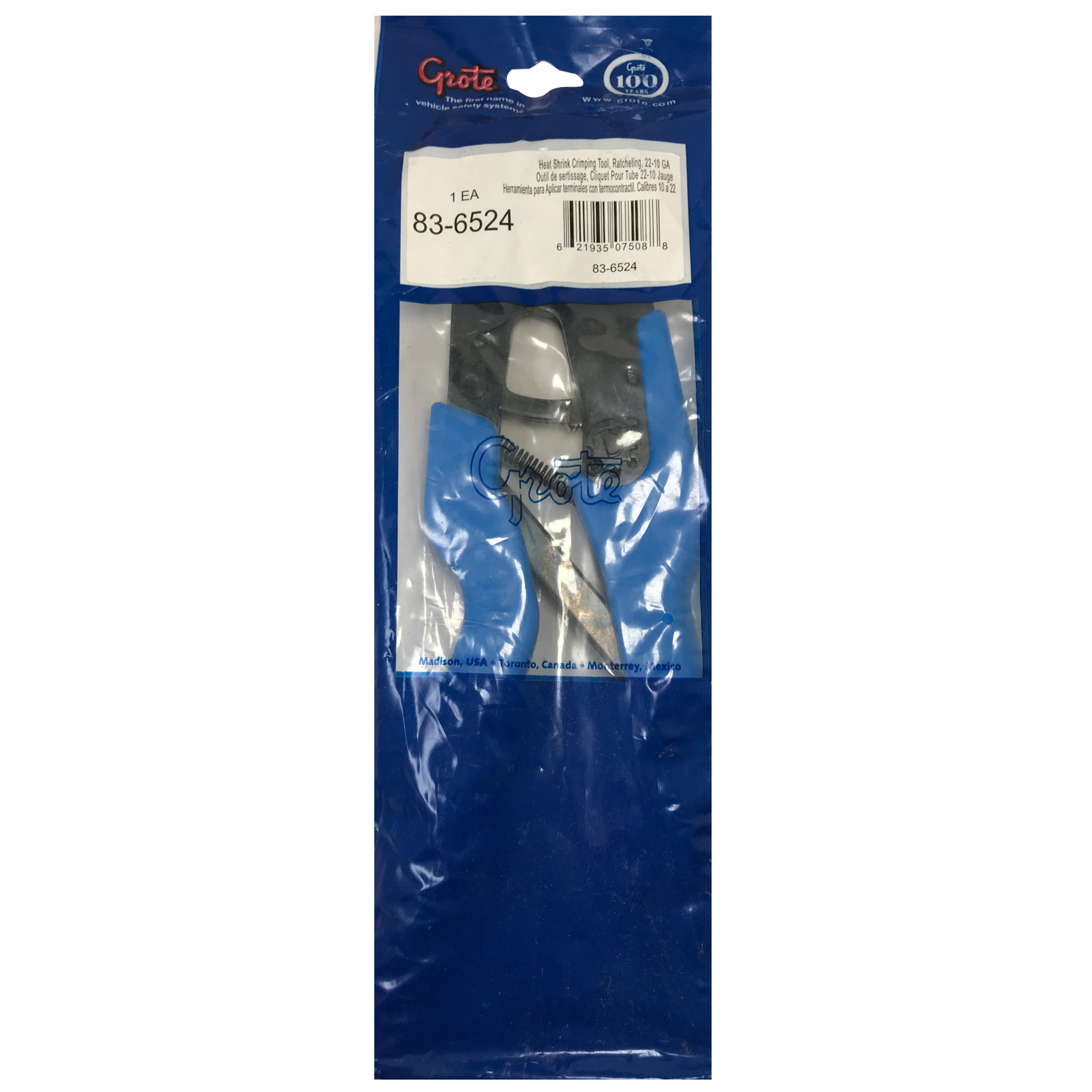 Grote Ratcheting Crimper Tool for 22-10 Gauge Heat Shrink Wire Terminals - Image 7