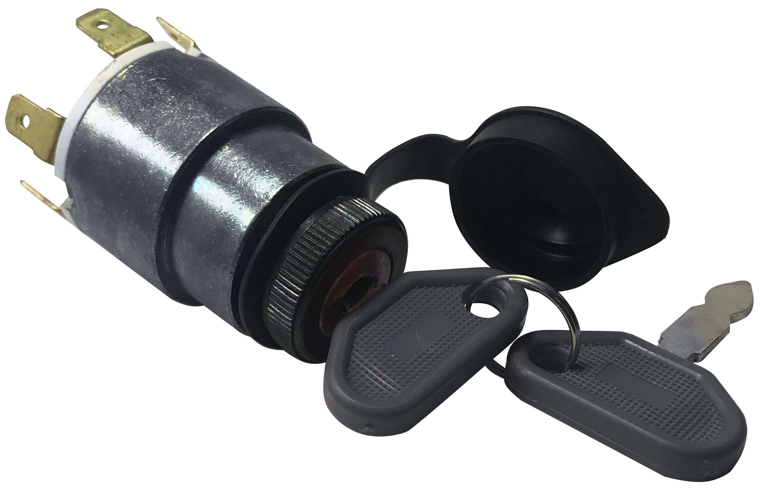 Universal Ignition Starter Barrel Switch 12V Waterproof Cover 4 Pos. & 2 Keys UK - Image 11