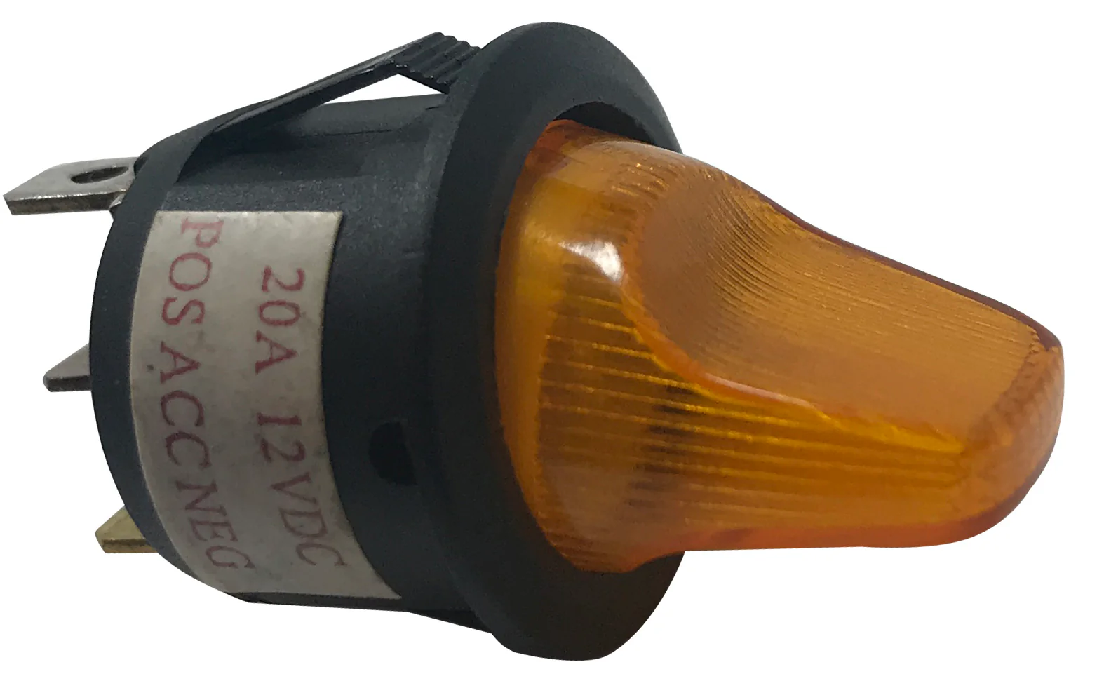 Illuminating Toggle Switch 12 Volt @20 Amp W/ Replaceable Lens - Green Amber Blue Red - 1 or 5 Pack - Image 12