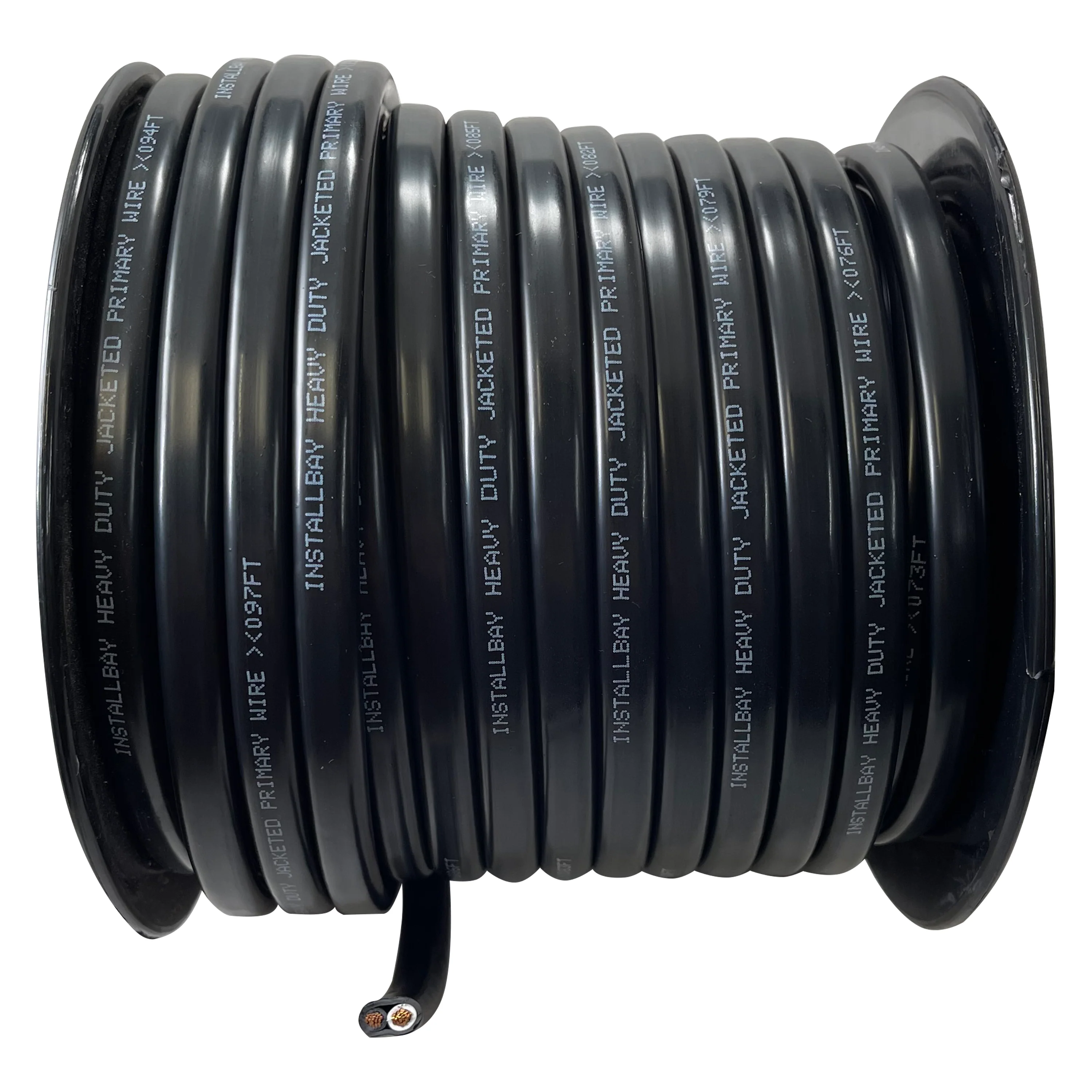 Jacketed Duplex Primary Wire 2 Conductor 10 AWG All Copper Black White - 100 FT - Image 5