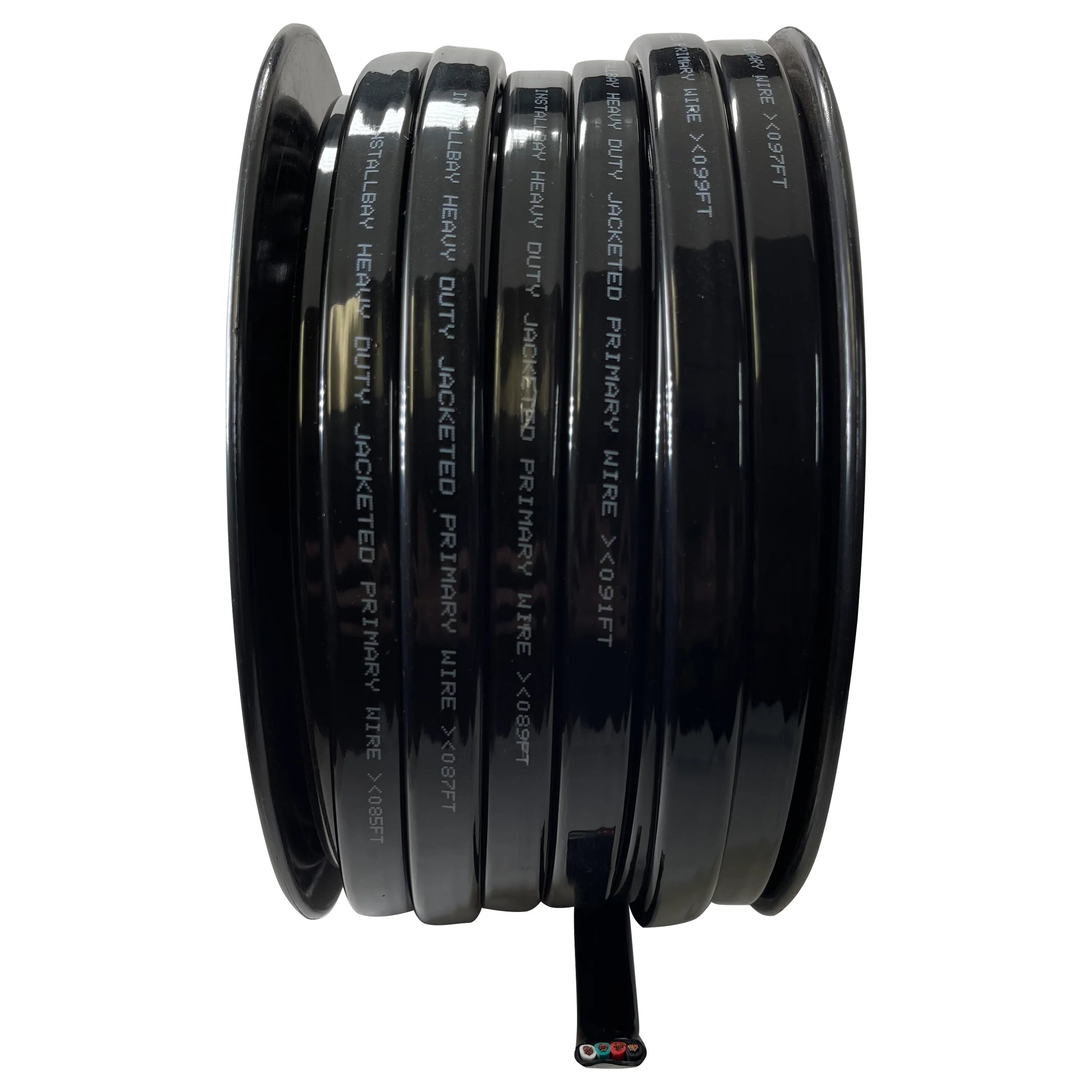 Jacketed Primary Wire 4 Conductor 14 AWG All Copper Black / Green / Red / White - 100 FT - Image 3