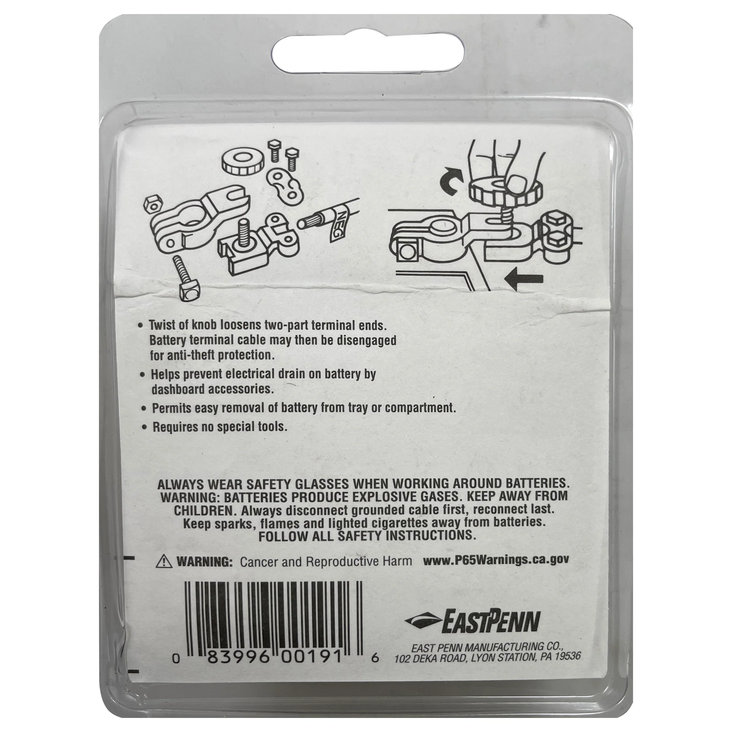 Deka 00191 Universal Lead Quick Release Disconnect Battery Terminal - Image 3