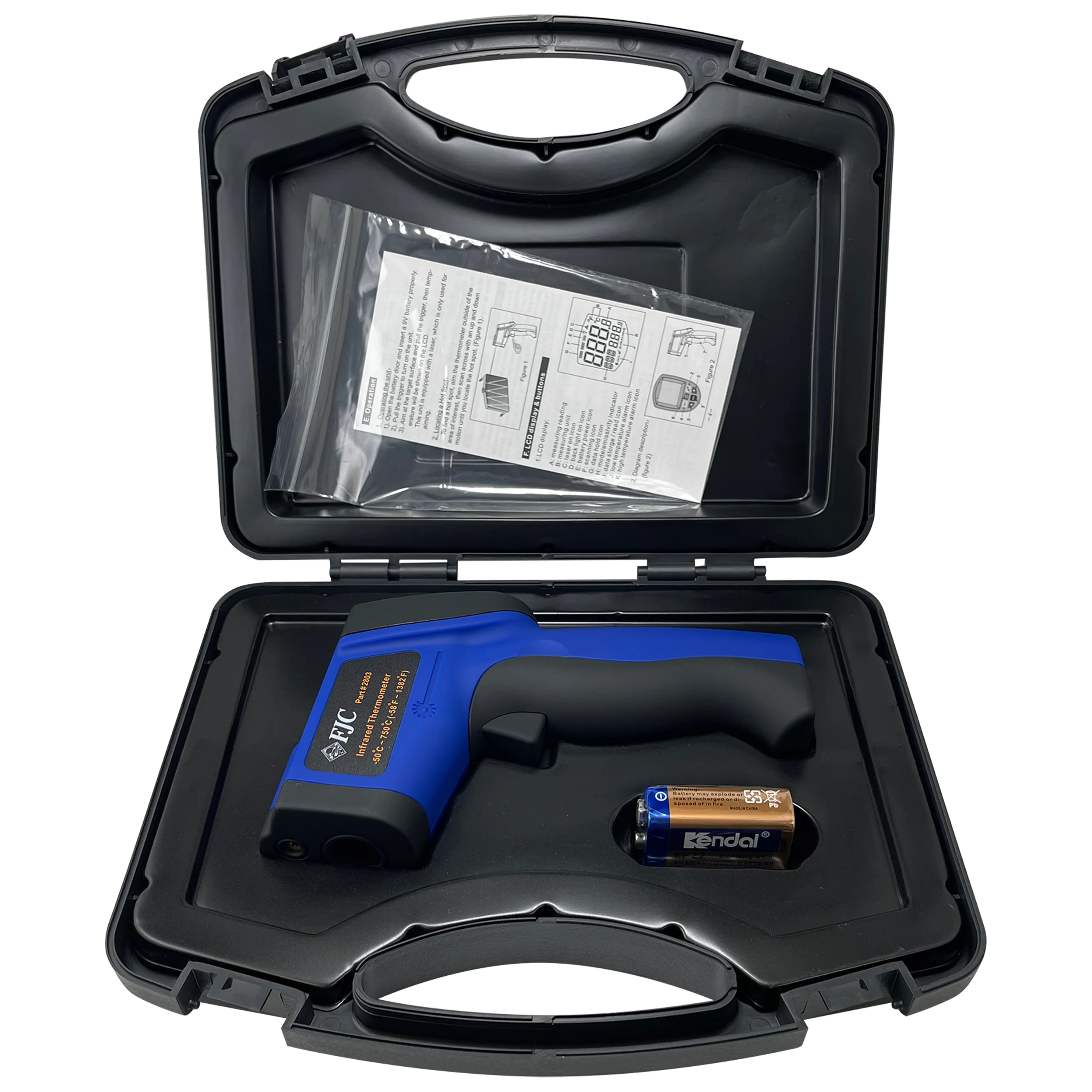 FJC #2803 Non-Contact Temperature Gun Digital Reader Thermometer Infrared Laser - Image 5