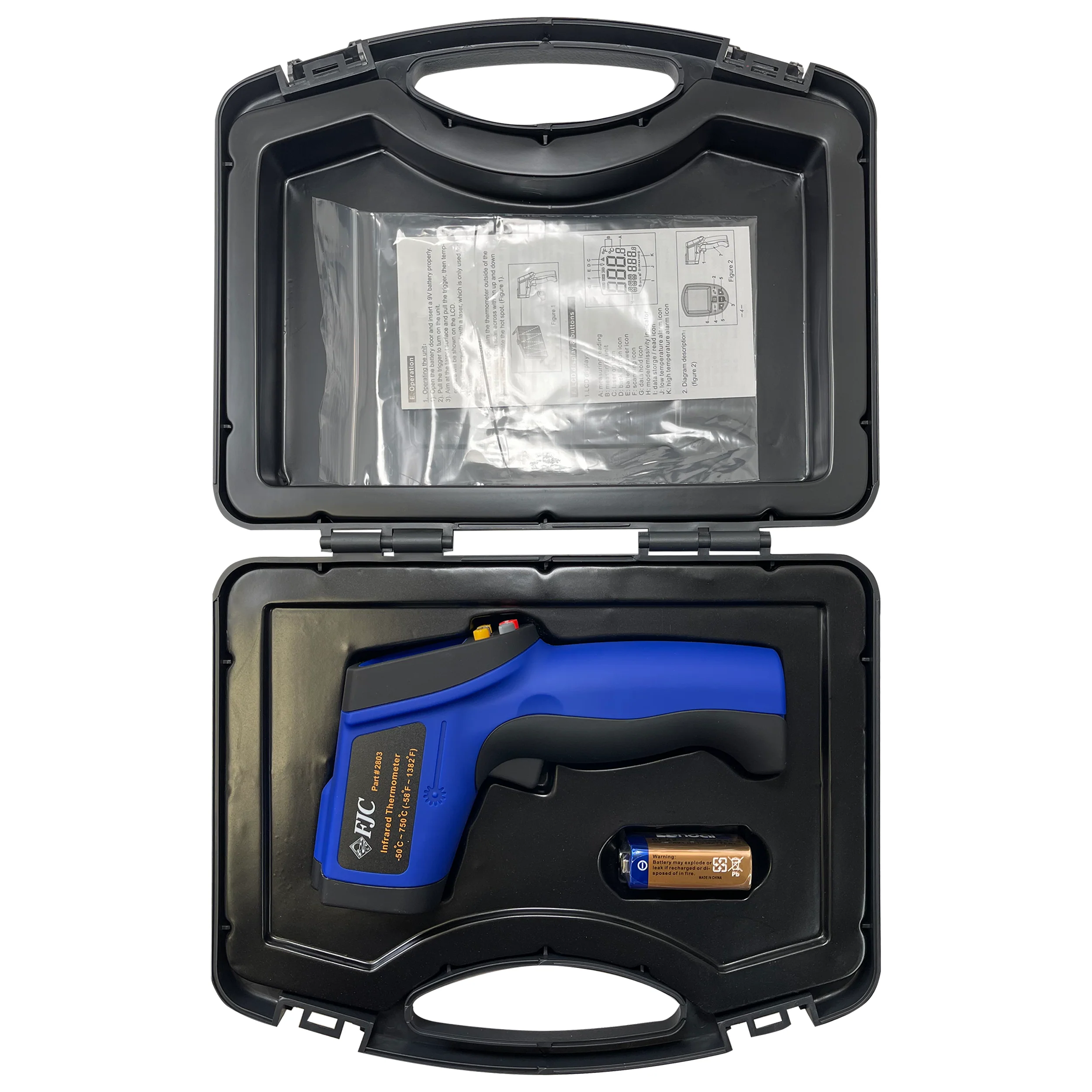 FJC #2803 Non-Contact Temperature Gun Digital Reader Thermometer Infrared Laser - Image 8