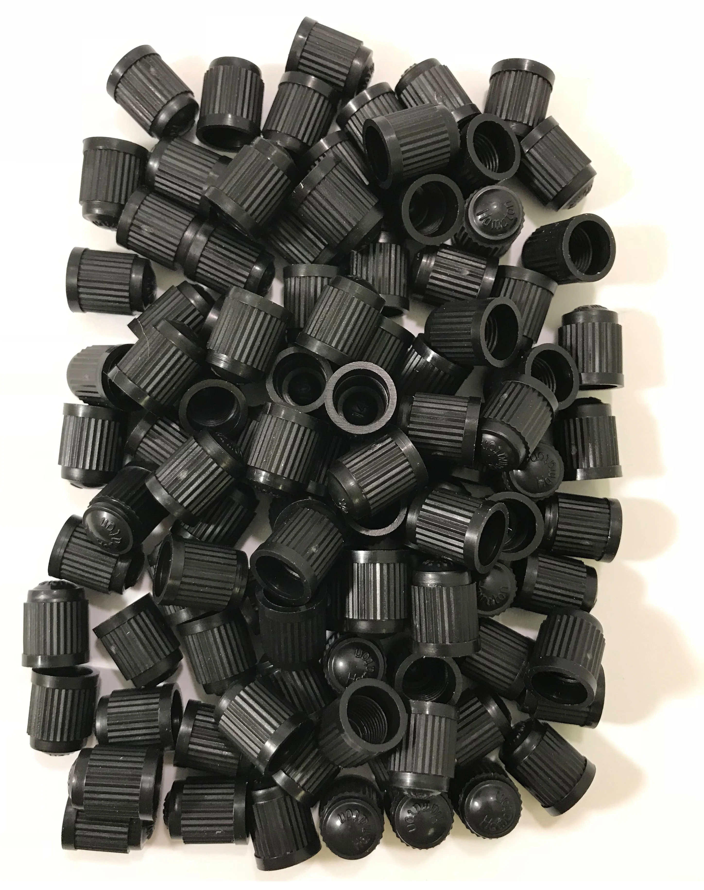 Black Plastic Tire Valve Stem Cap - Universal Fit - 100 or 1000 Pack - Image 7