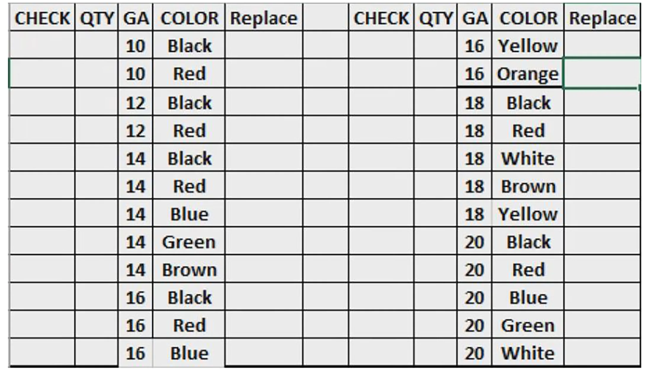 10-20 Gauge Primary Wire Assortment (24) 100' Rolls & Wire Rack - Image 9