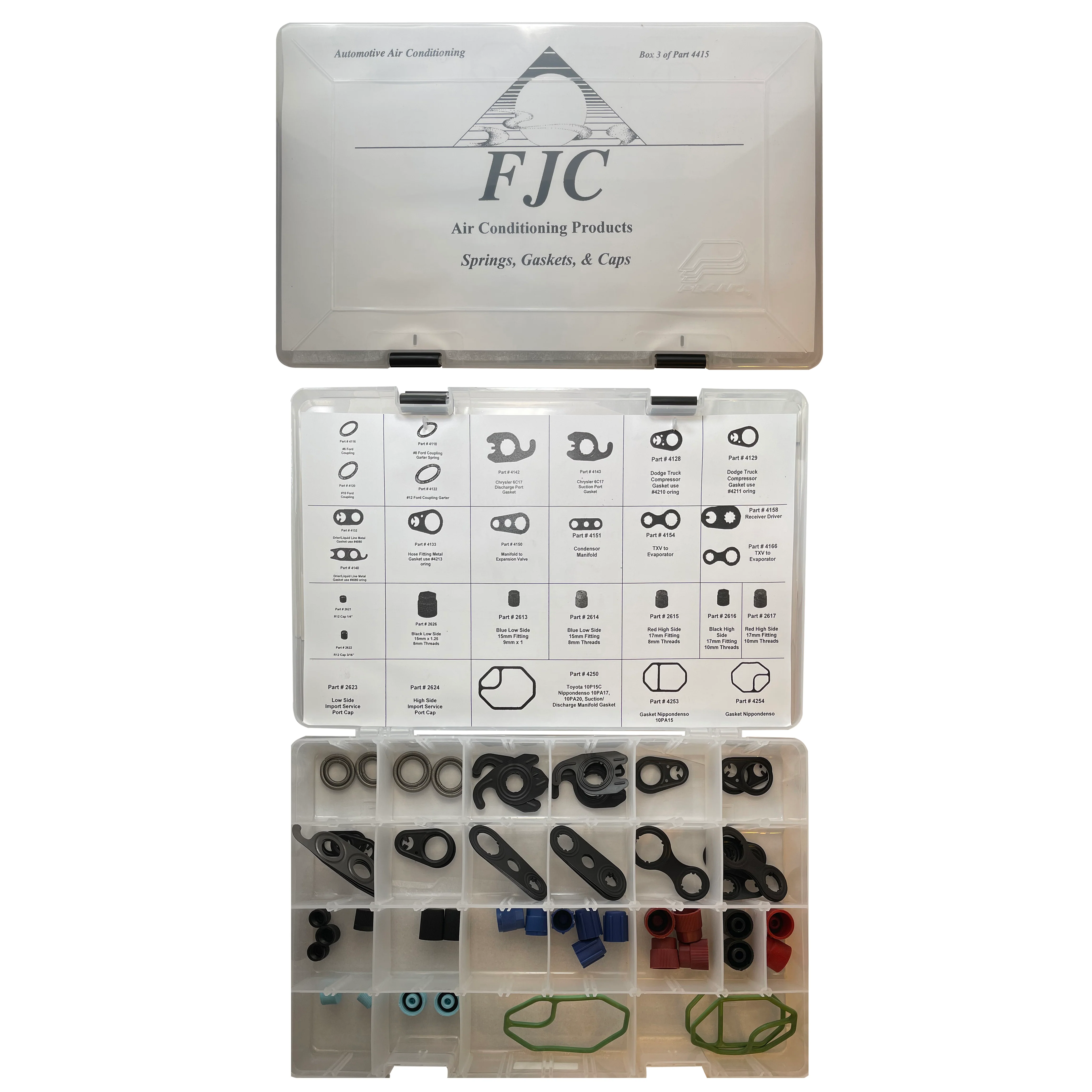 637 Piece Professional A/C Maintenance Assortment Kit - Over 131 Service Parts - Image 10