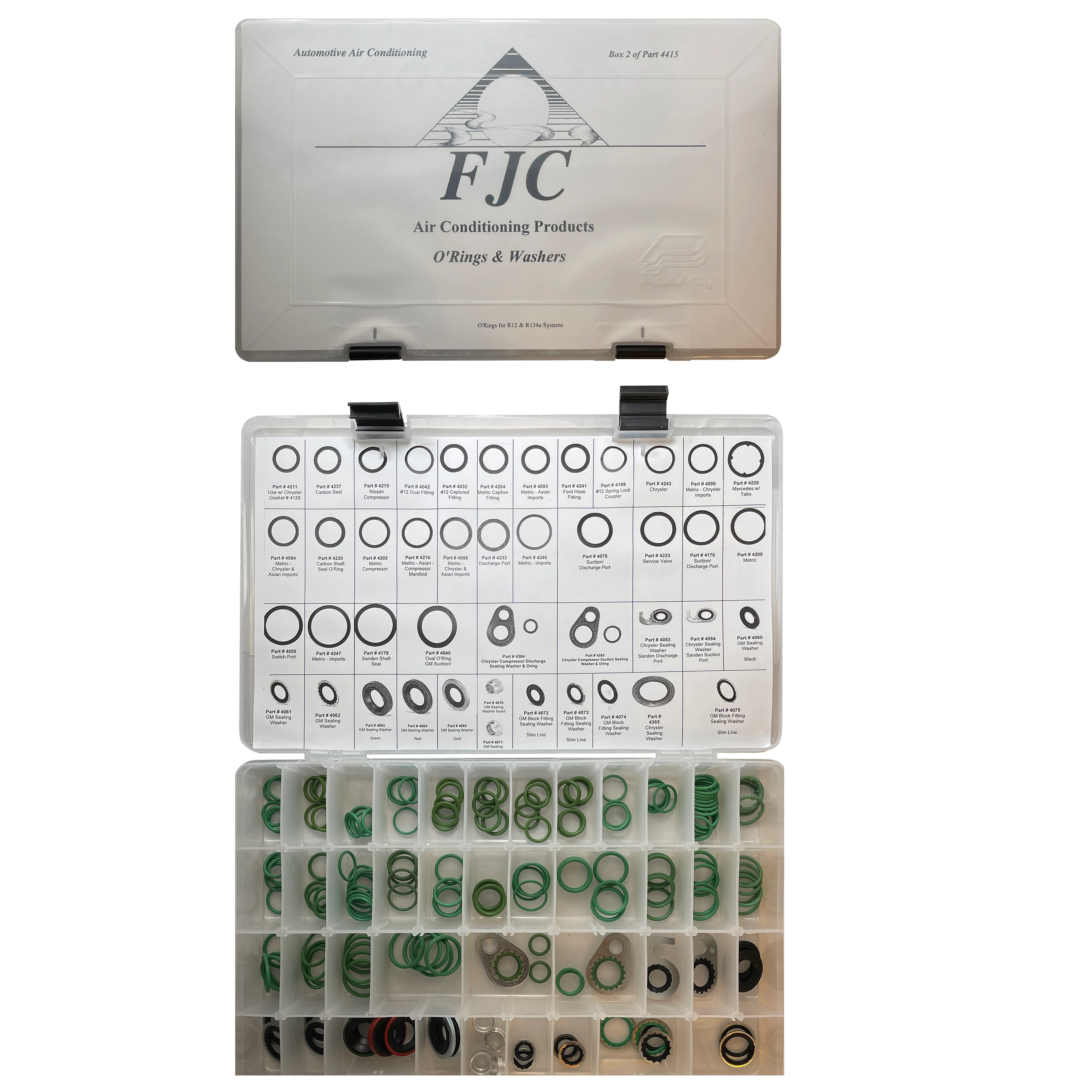 637 Piece Professional A/C Maintenance Assortment Kit - Over 131 Service Parts - Image 11