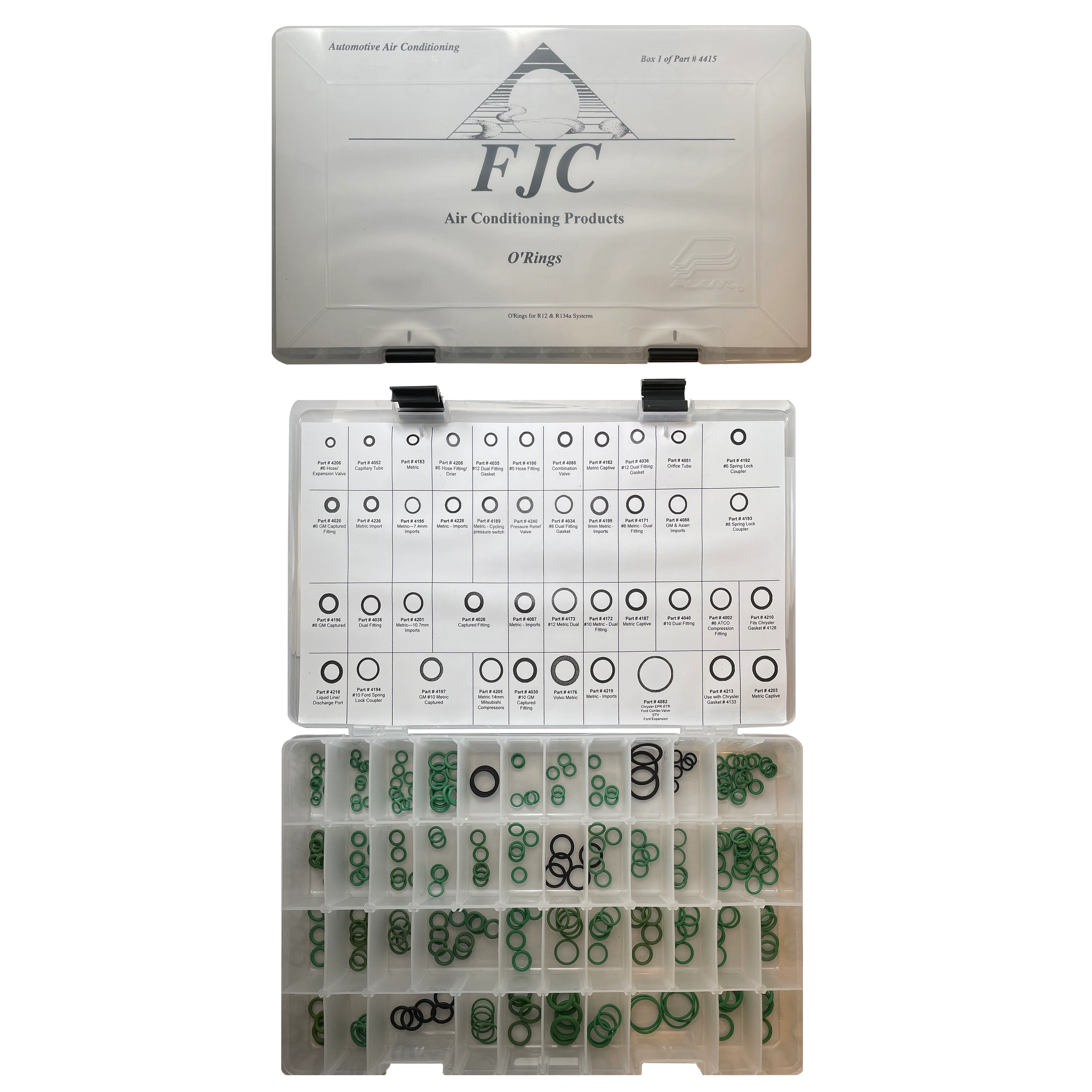 637 Piece Professional A/C Maintenance Assortment Kit - Over 131 Service Parts - Image 12