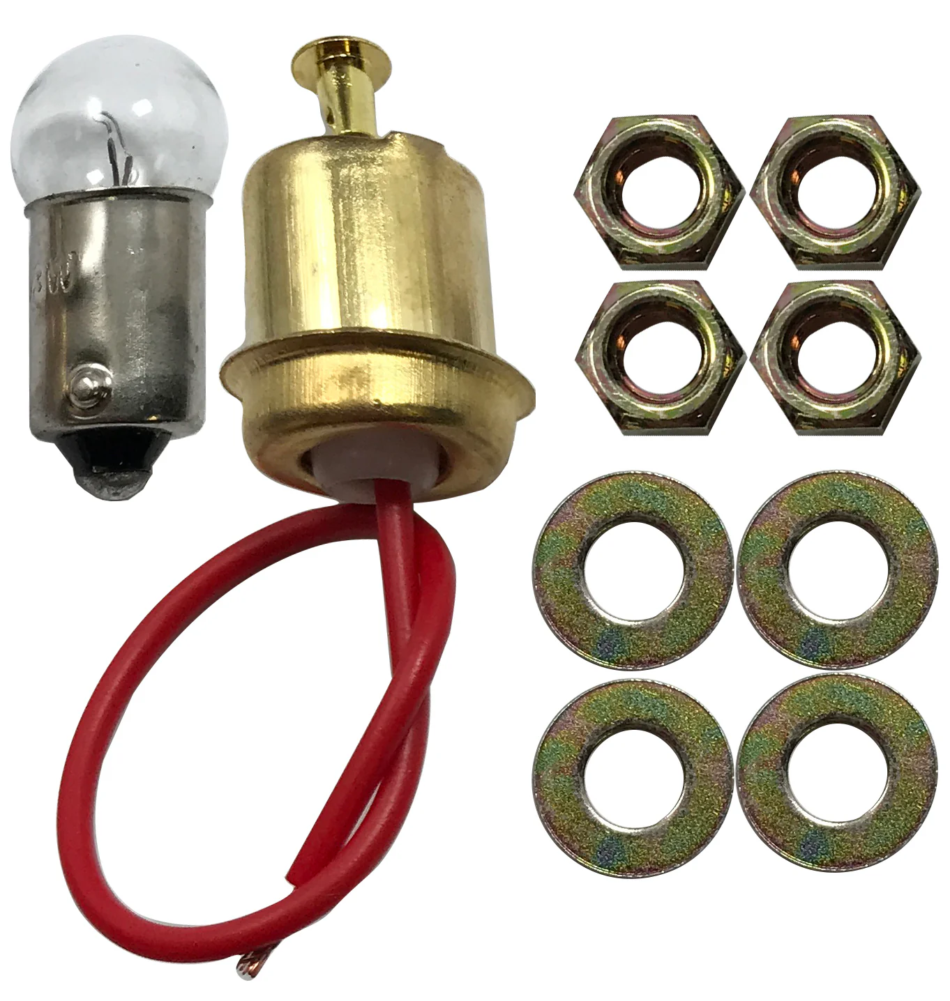 OPTA 2-1/16" Chrome Ammeter Gauge 60-0-60 with Mounting Kit - Image 4